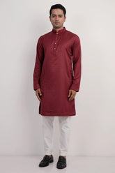 Men Premium Panjabi (Maroon)